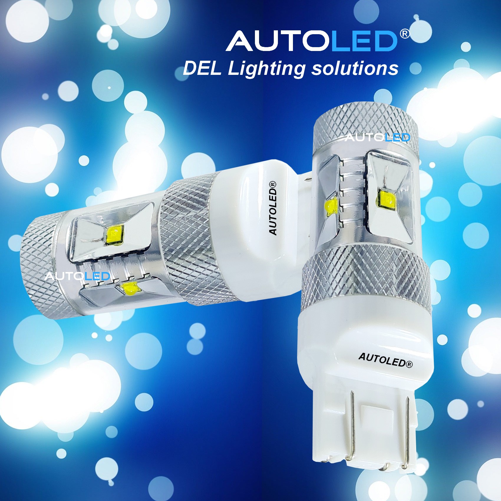 Ampoules LED Feux de Jour T20 W21/5W Extra lumineuse - Xenon Discount