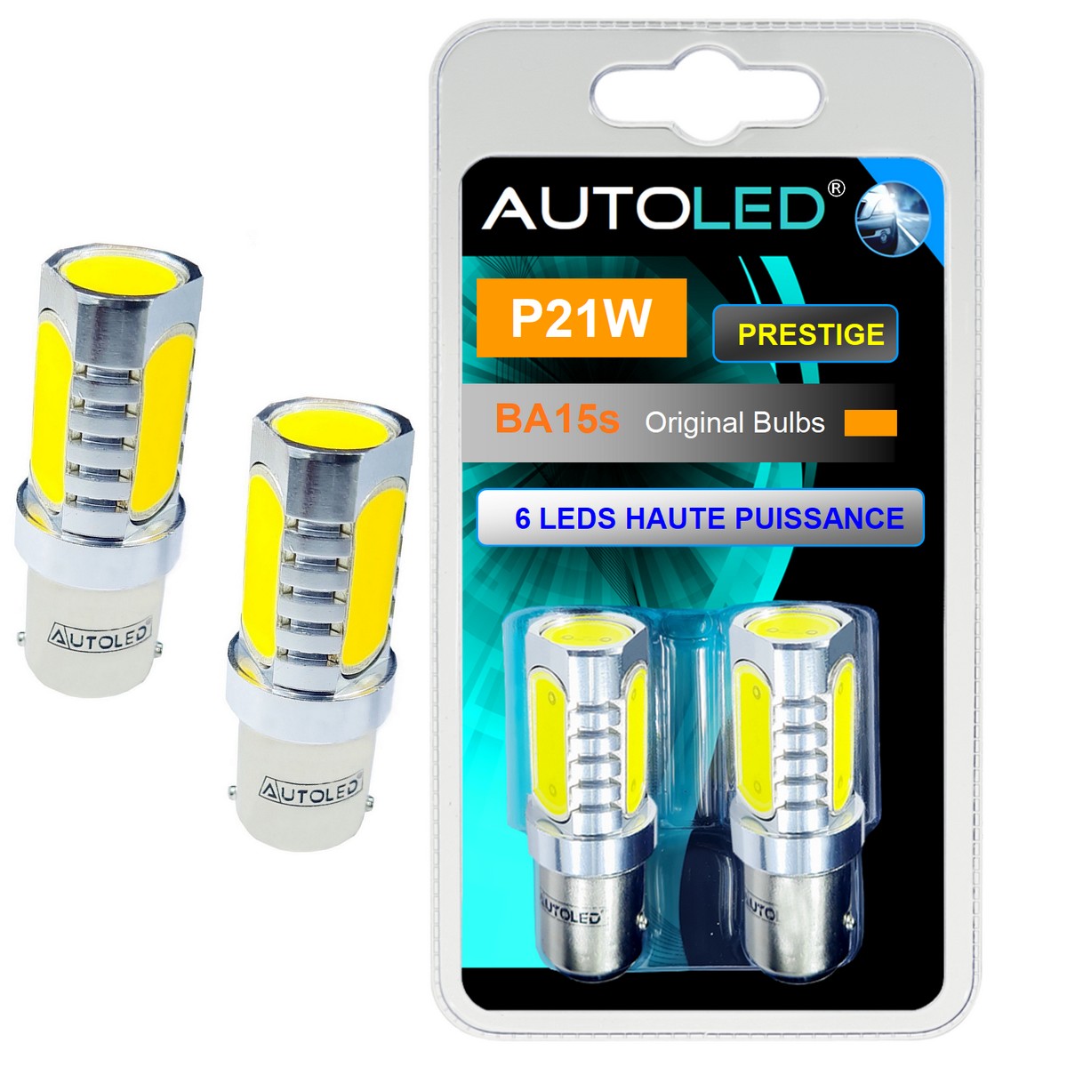 Ampoules P21/5W - 1157 - BAY15D LEDs XenLed Haut de gamme - Garantie 5 ans*  - XenLed