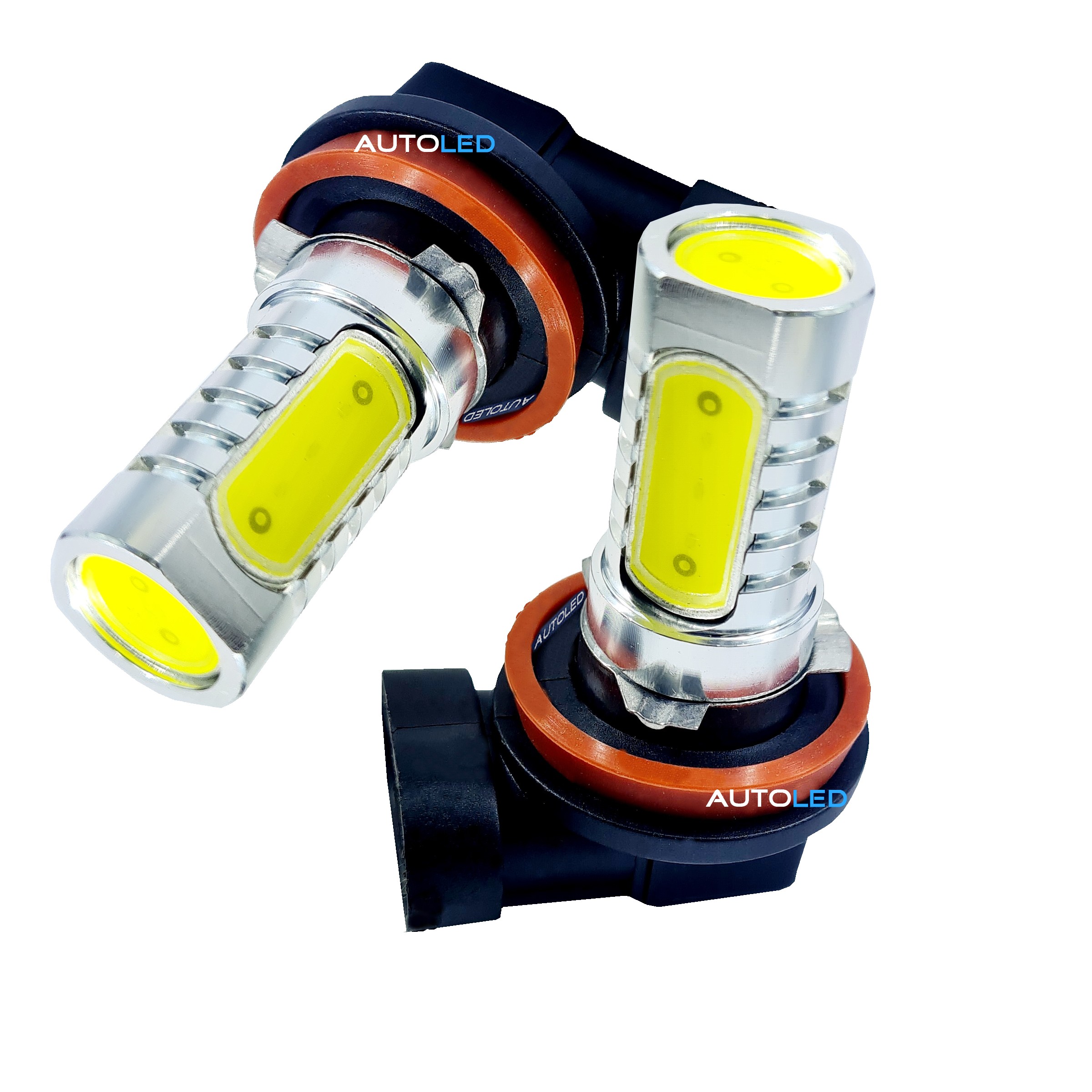 Ampoule antibrouillard, paire de H3 4014 blanc LED phare de voiture  brouillard DRL ampoule lampe DC 12V michiba h3. 12v 35w ampoule h3  led+ampoule h3