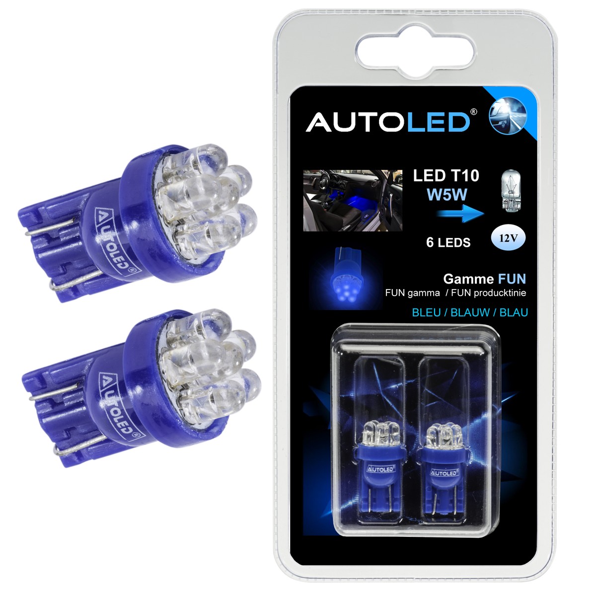 Tuincyn T10 AMPOULE DEL bleu intérieur lumière auto feston dôme lumière  plaque d'immatriculation de voiture voiture lampe de stationnement inversé  côté marqueur ampoule (Lot de 2) : : Luminaires et Éclairage