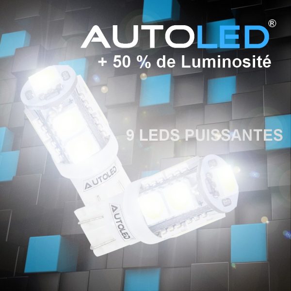Ampoule W5W LED blanc, Plaque, Intérieur, Position