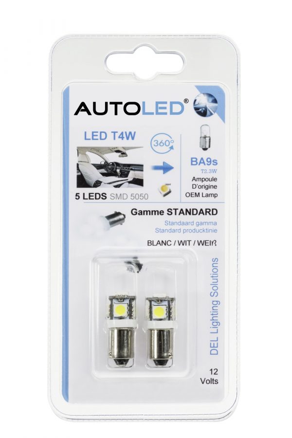 Ampoule BA9s 💡 Ampoule LED BA9S - T4W /
