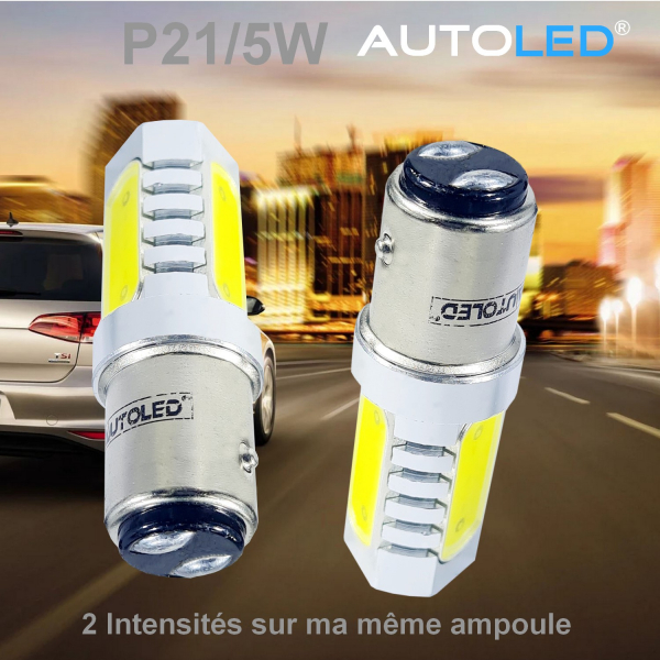 Ampoule LED BAY15d 💡 (P21/5W) / Recul / Position / Stop