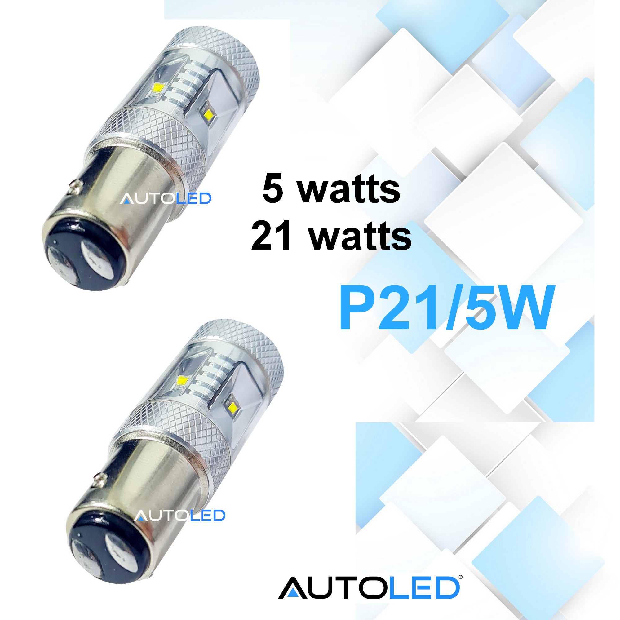 ampoule p21-5w LED blanc 12v -24v -autoled 0226 (2)