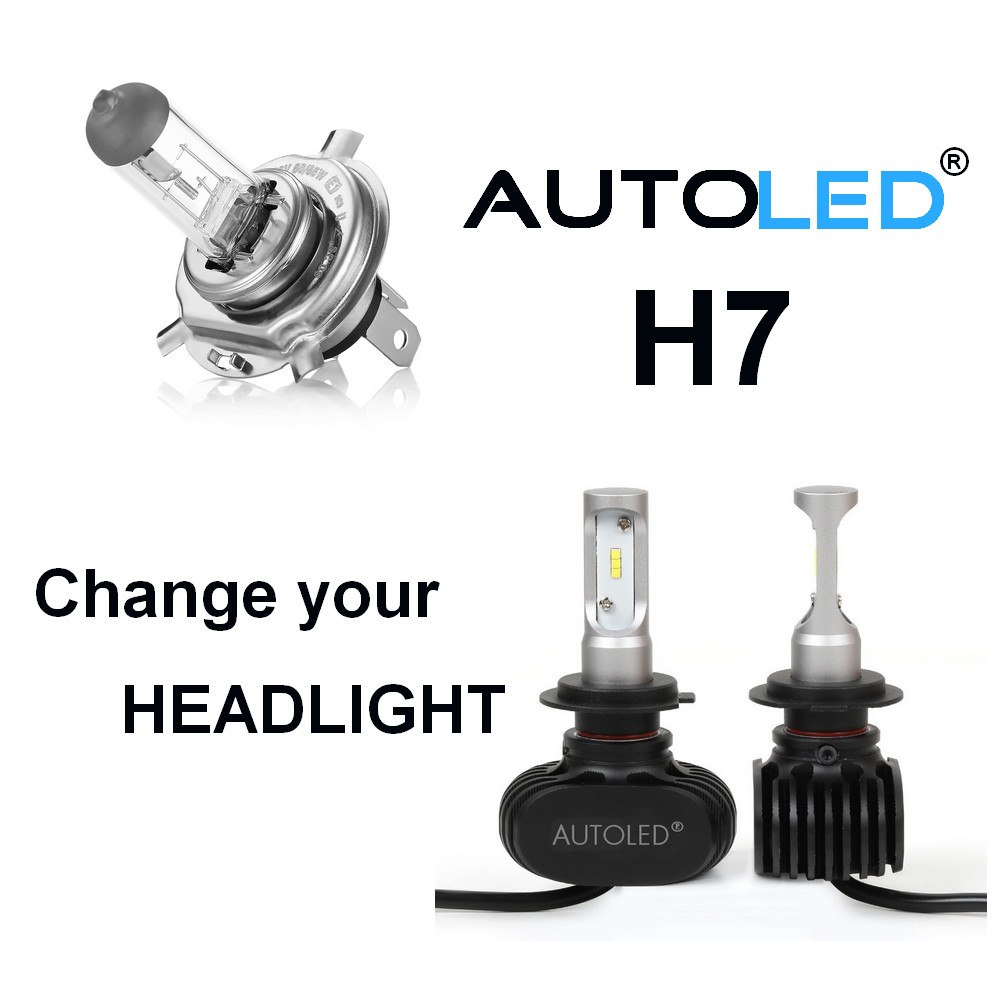 KIT LED H7 AUTOLED® - Feux de croisement / Feux de route