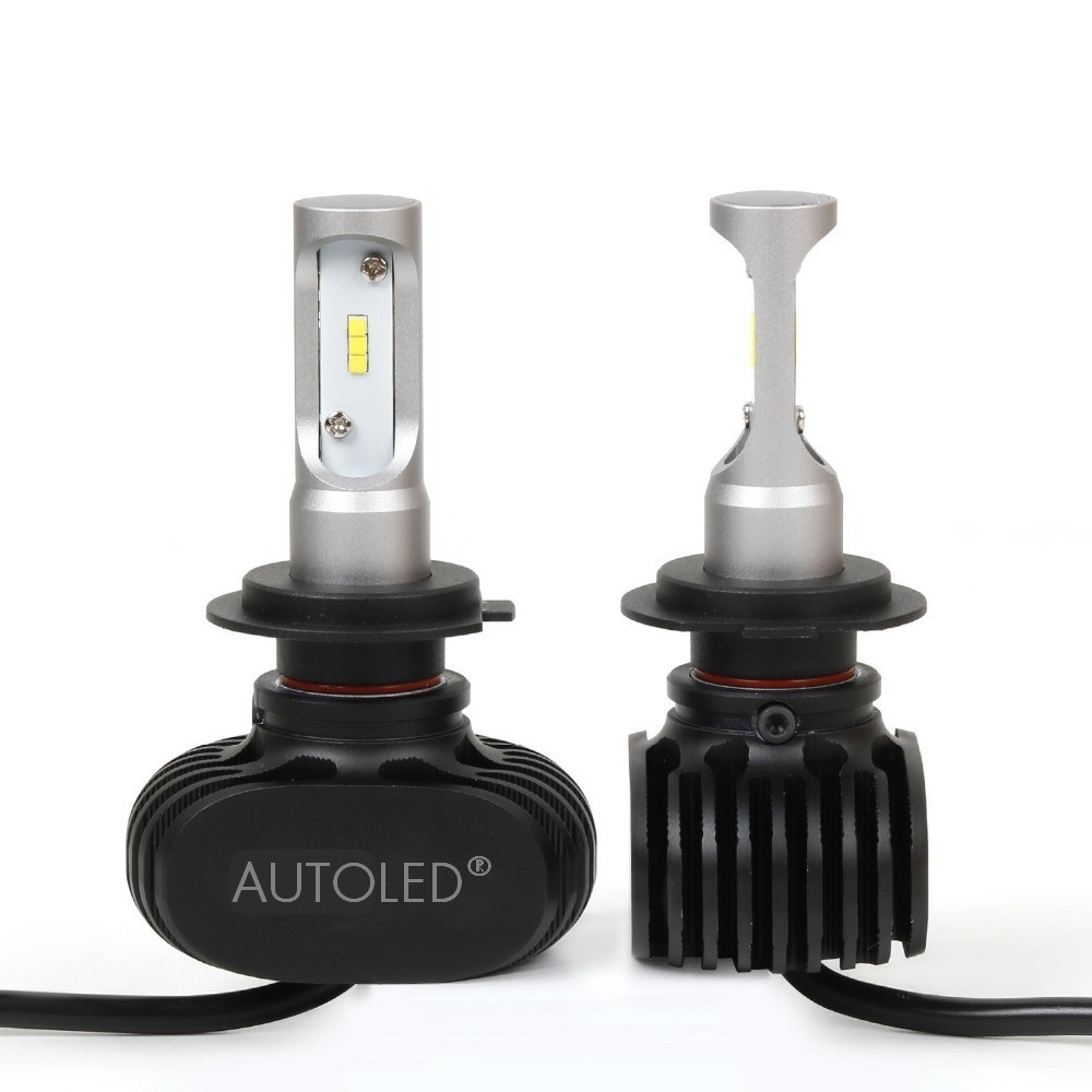 LED H7 Feux, ampoules à LED, feux de voiture, feux de véhicule 72w 7600lm