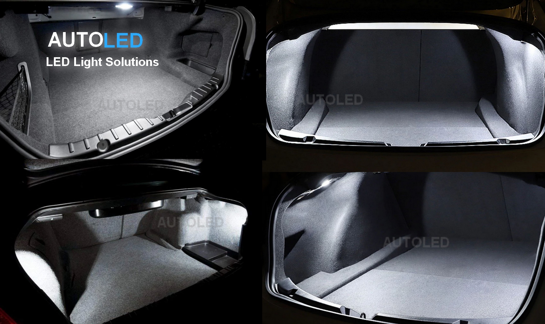 Éclairage de coffre à LED pour voiture, accessoires de voiture, 6000K,  RosemValentine Mk3 5F, 13-19, éclairage de compartiment à bagages, blanc