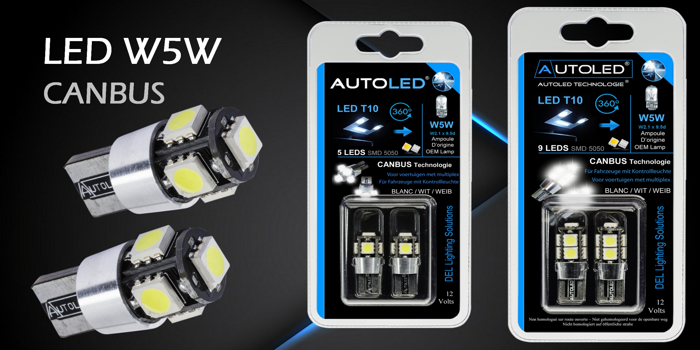 Ampoule LED Feux de position (veilleuses) - AUTOLED®
