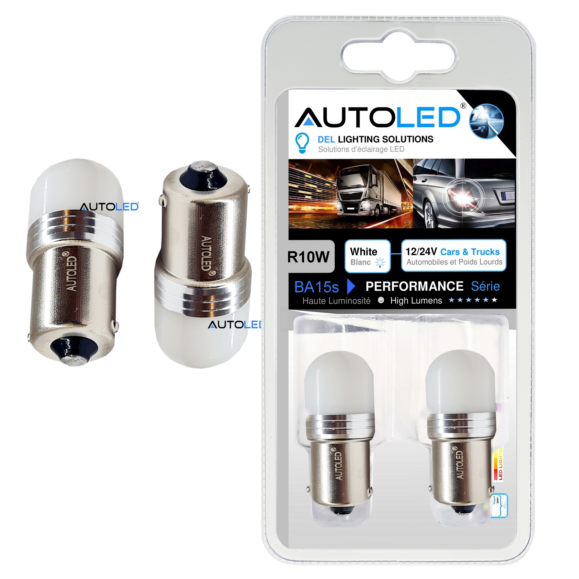 Ampoule BA15s LED /P21W - Puissance et Qualité AUTOLED®