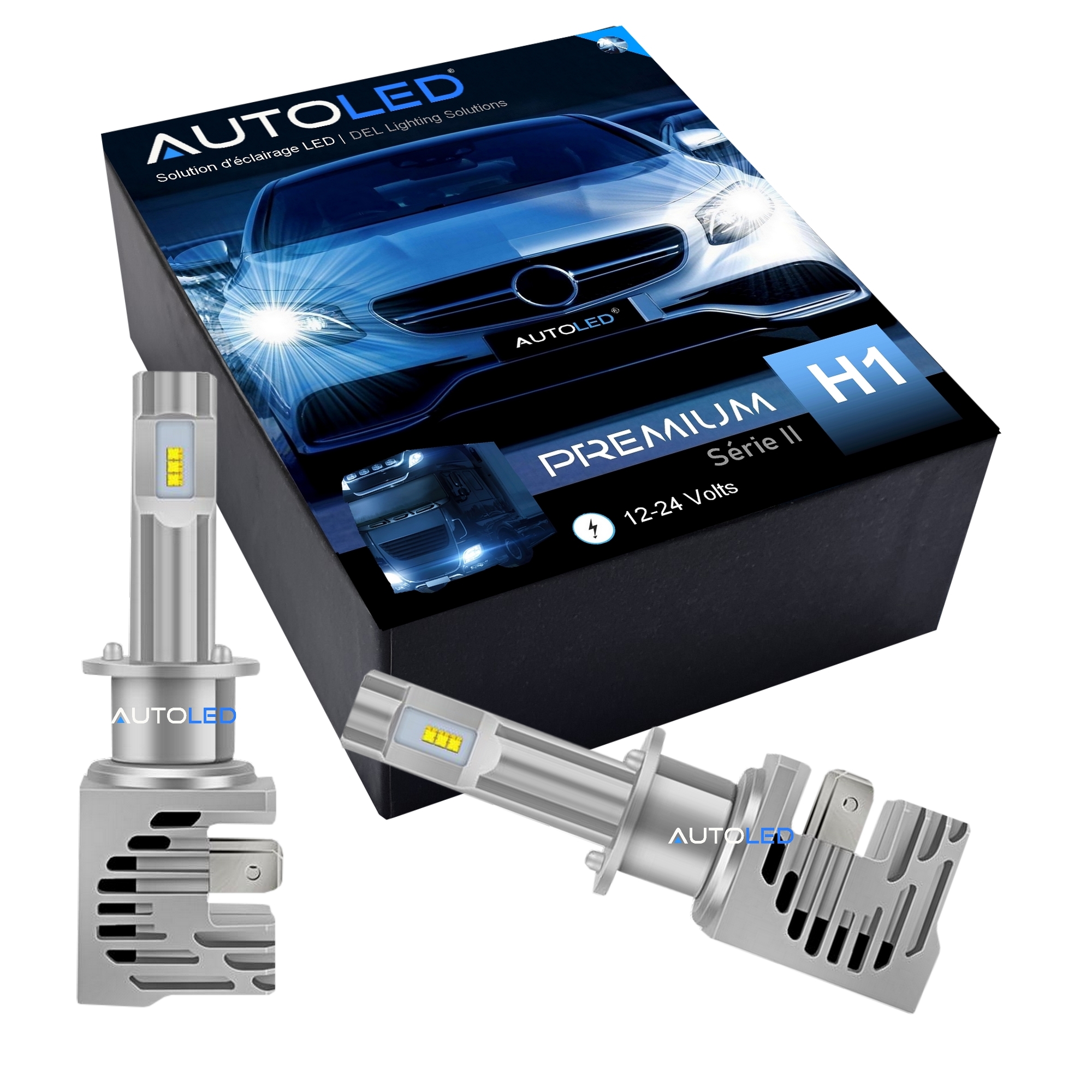 Kit LED H1 pour BMW SERIE 5 E34 Feux de Croisement | Ampoules Led CANbus  6500K 12000LM